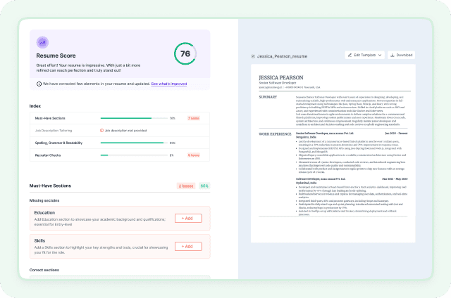 AI Resume Builder tool image